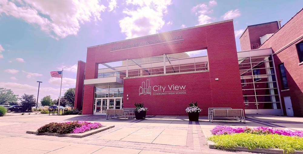 City View High School in Cedar Rapids, Iowa